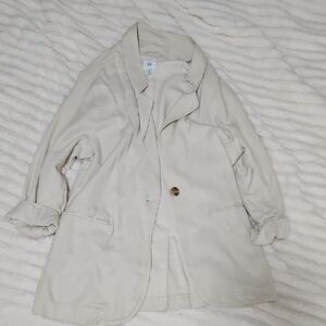 Dip Cream Trench Coat